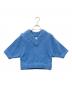 THE TOE（ザ・トゥー）の古着「Baklava Crop Knit 半袖ニット」｜ブルー