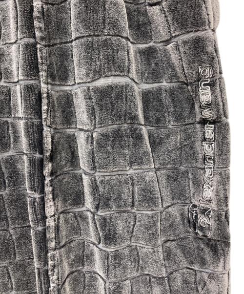 ALEXANDER WANG（アレキサンダー・ワン）ALEXANDER WANG (アレキサンダー・ワン) ベロア スウェットパンツ グレー サイズ:Lの古着・服飾アイテム