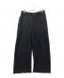 SHINYA KOZUKA（シンヤコズカ）の古着「ARTIST'S MATERIAL IN TROUSERS ニットパンツ」｜ブラック