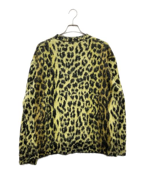 ALL SAINTS（オールセインツ）ALL SAINTS (オールセインツ) モヘア混レオパードシャギーニット ブラック×イエロー サイズ:Lの古着・服飾アイテム