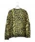 ALL SAINTS (オールセインツ) モヘア混レオパードシャギーニット ブラック×イエロー サイズ:L：12000円