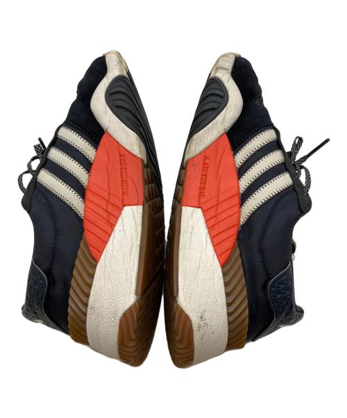 adidas（アディダス）adidas (アディダス) ALEXANDER WANG (アレキサンダー・ワン) ターンアウト トレーナー AQ1237 ブラック×オレンジ サイズ:27.5cmの古着・服飾アイテム