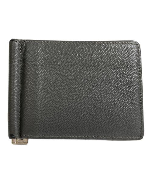 Saint Laurent Paris（サンローランパリ）Saint Laurent Paris (サンローランパリ) ビルクリップウォレット グレーの古着・服飾アイテム