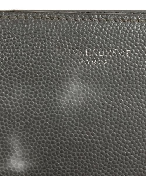 Saint Laurent Paris（サンローランパリ）Saint Laurent Paris (サンローランパリ) ビルクリップウォレット グレーの古着・服飾アイテム
