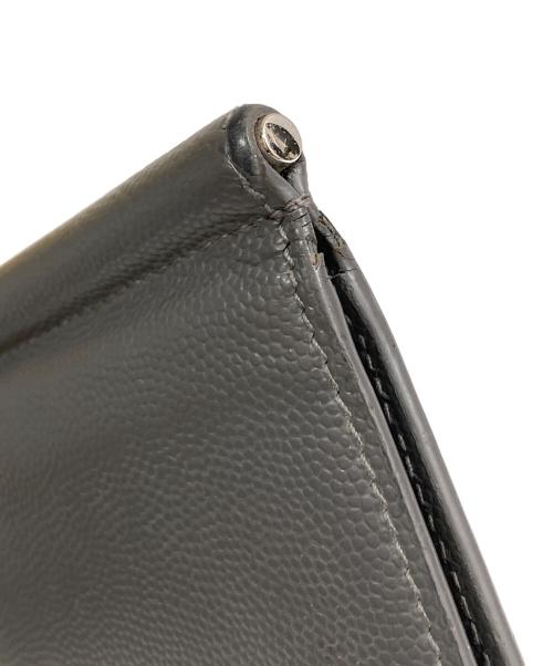 Saint Laurent Paris（サンローランパリ）Saint Laurent Paris (サンローランパリ) ビルクリップウォレット グレーの古着・服飾アイテム