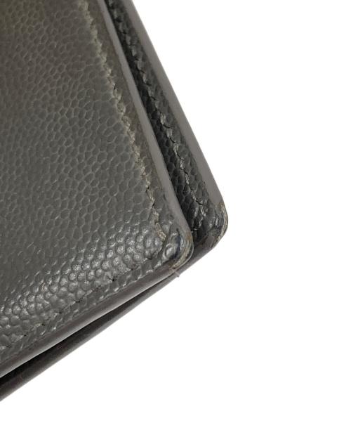 Saint Laurent Paris（サンローランパリ）Saint Laurent Paris (サンローランパリ) ビルクリップウォレット グレーの古着・服飾アイテム