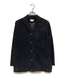 BROOKS BROTHERS 346（ブルックスブラザーズ 346）の古着「レザージャケット」｜ブラック