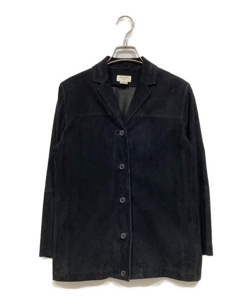BROOKS BROTHERS 346（ブルックスブラザーズ 346）BROOKS BROTHERS 346 (ブルックスブラザーズ 346) レザージャケット ブラック サイズ:XSの古着・服飾アイテム