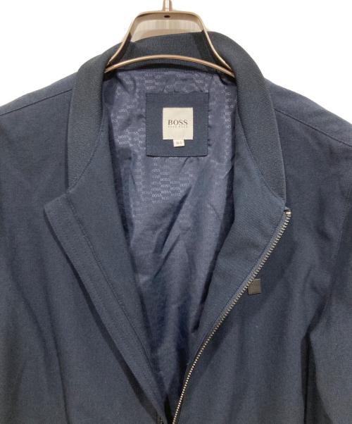 BOSS HUGO BOSS（ボス ヒューゴボス）BOSS HUGO BOSS (ボス ヒューゴボス) ジップアップブルゾン ネイビー サイズ:14-Sの古着・服飾アイテム