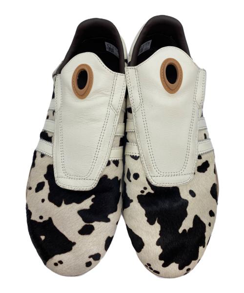 adidas（アディダス）adidas (アディダス) Taekwondo Mei Cow Print スニーカー ベージュ×ブラウン サイズ:27.5cmの古着・服飾アイテム