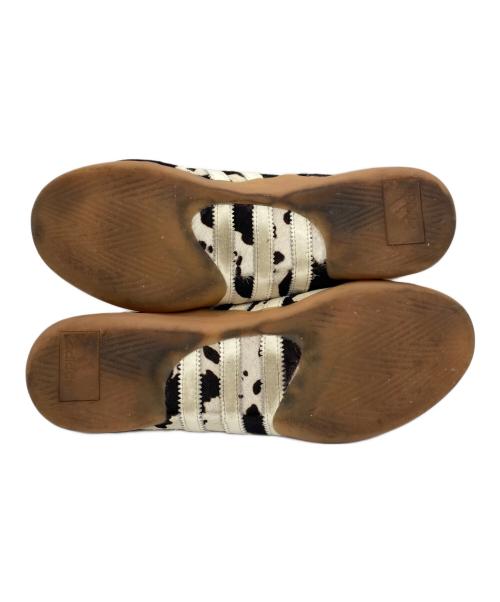 adidas（アディダス）adidas (アディダス) Taekwondo Mei Cow Print スニーカー ベージュ×ブラウン サイズ:27.5cmの古着・服飾アイテム