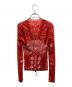VIVIENNE TAM (ヴィヴィアンタム) 総柄シアーブラウス レッド サイズ:XS：15000円