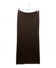 TODAYFUL（トゥデイフル）の古着「Miniboucle Knit Skirt ミニブークレ ニットスカート」｜ブラウン