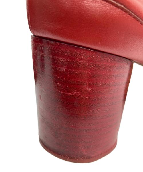 Maison Margiela 22（メゾンマルジェラ）Maison Margiela 22 (メゾンマルジェラ) tabi ヒールタビ ブーツ レッド サイズ:36の古着・服飾アイテム