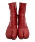 Maison Margiela 22 (メゾンマルジェラ) tabi ヒールタビ ブーツ レッド サイズ:36：45000円