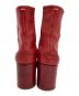 中古・古着 Maison Margiela 22 (メゾンマルジェラ) tabi ヒールタビ ブーツ レッド サイズ:36：45000円