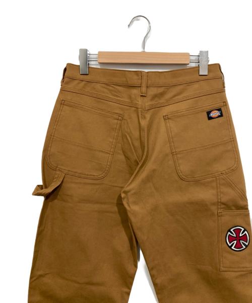 Dickies（ディッキーズ）Dickies (ディッキーズ) INDEPENDENT (インディペンデント) ワークパンツ ペインターパンツ ブラウン サイズ:W30（76cm）の古着・服飾アイテム