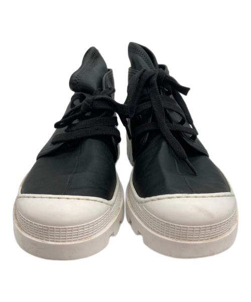 LOEWE（ロエベ）LOEWE (ロエベ) ストレッチ コンバットブーツ ブラック×ホワイト サイズ:SIZE 37の古着・服飾アイテム