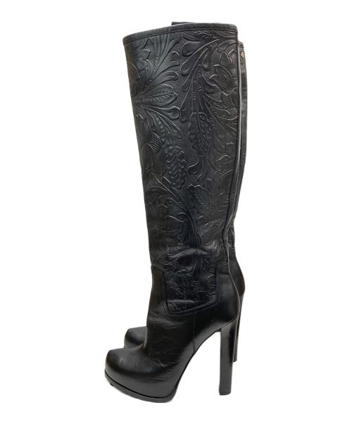 DSQUARED2（ディースクエアード）DSQUARED2 (ディースクエアード) ロングブーツ ブラック サイズ:SIZE 38の古着・服飾アイテム