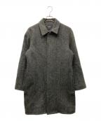 A.P.C.アーペーセー）の古着「ツイード 比翼コート」｜ブラック