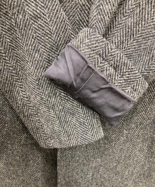 A.P.C.（アーペーセー）A.P.C. (アーペーセー) ツイード 比翼コート ブラック サイズ:Sの古着・服飾アイテム
