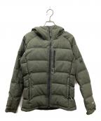 MAMMUTマムート）の古着「SERAC Down Hoody Herringbone フーデッドダウンジャケット」｜カーキ