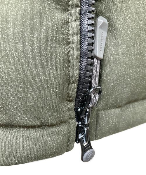 MAMMUT（マムート）MAMMUT (マムート) SERAC Down Hoody Herringbone フーデッドダウンジャケット カーキ サイズ:Sの古着・服飾アイテム