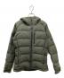 MAMMUT（マムート）の古着「SERAC Down Hoody Herringbone フーデッドダウンジャケット」｜カーキ