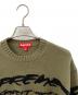 中古・古着 Supreme (シュプリーム) Futura Sweater フューチュラセーター カーキ×ブラック サイズ:Ｓ：14000円