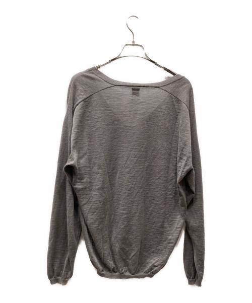 BATONER（バトナ―）BATONER (バトナ―) レショップ別注 ラミーVネックニット グレー サイズ:Mの古着・服飾アイテム