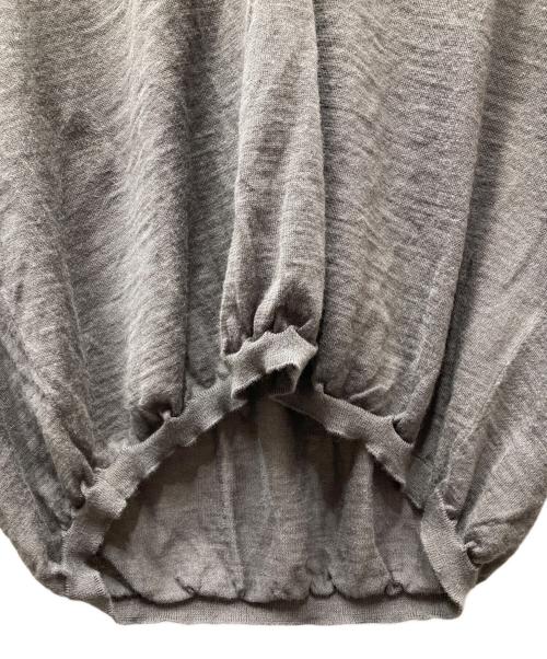 BATONER（バトナ―）BATONER (バトナ―) レショップ別注 ラミーVネックニット グレー サイズ:Mの古着・服飾アイテム