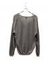 BATONER (バトナ―) レショップ別注 ラミーVネックニット グレー サイズ:M：10000円