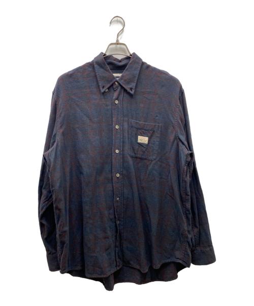 OUR LEGACY（アワーレガシー）OUR LEGACY (アワーレガシー) stussy (ステューシー) Work Shop Check Shirt チェックシャツ ネイビー×レッド サイズ:Sの古着・服飾アイテム