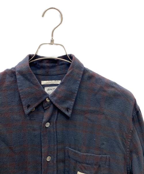 OUR LEGACY（アワーレガシー）OUR LEGACY (アワーレガシー) stussy (ステューシー) Work Shop Check Shirt チェックシャツ ネイビー×レッド サイズ:Sの古着・服飾アイテム