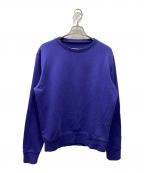 Maison Margiela 14メゾンマルジェラ 14）の古着「18AW Elbow Patch Crew Neck Sweater エルボーパッチスウェット」｜ネイビー×ブラック