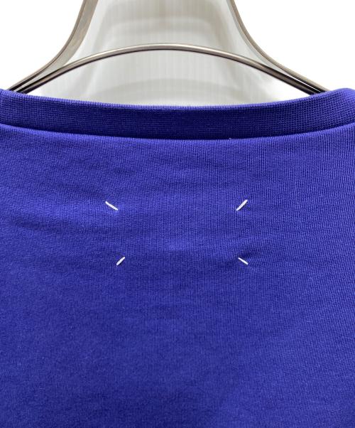 Maison Margiela 14（メゾンマルジェラ 14）Maison Margiela 14 (メゾンマルジェラ 14) 18AW Elbow Patch Crew Neck Sweater エルボーパッチスウェット ネイビー×ブラック サイズ:48の古着・服飾アイテム