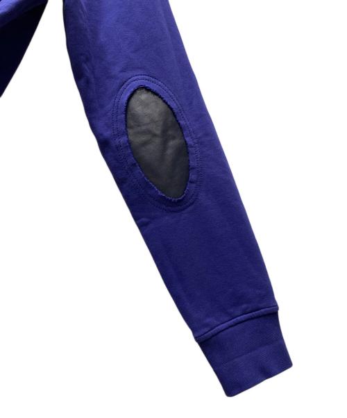 Maison Margiela 14（メゾンマルジェラ 14）Maison Margiela 14 (メゾンマルジェラ 14) 18AW Elbow Patch Crew Neck Sweater エルボーパッチスウェット ネイビー×ブラック サイズ:48の古着・服飾アイテム