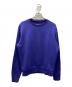 Maison Margiela 14（メゾンマルジェラ 14）の古着「18AW Elbow Patch Crew Neck Sweater エルボーパッチスウェット」｜ネイビー×ブラック