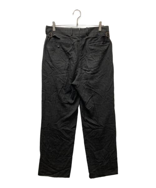 MAATEE&SONS（マーティーアンドサンズ）MAATEE&SONS (マーティーアンドサンズ) 2タックチェックトラウザーパンツ グレー サイズ:3の古着・服飾アイテム