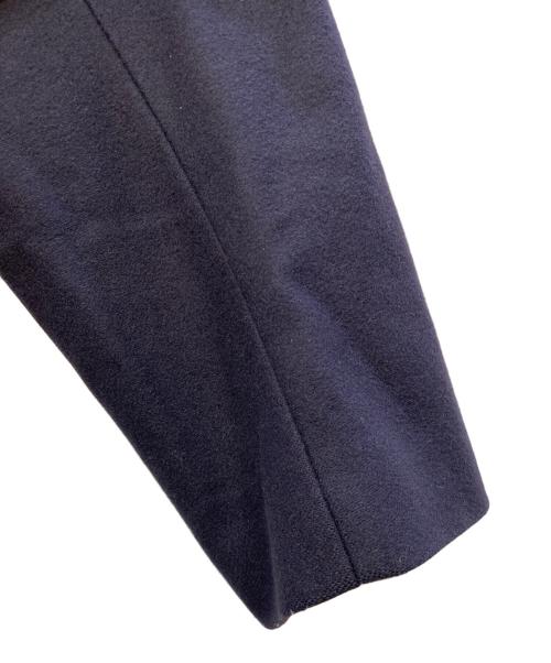 HEVO（イーヴォ）hevo (イーヴォ) ウールナイロン ダブルブレステッド ベルテッドコート ネイビー サイズ:freeの古着・服飾アイテム