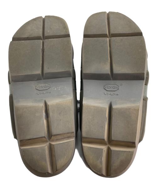 sacai（サカイ）sacai (サカイ) 24SS ポーチ付き スライドサンダル オリーブ サイズ:SIZE 43の古着・服飾アイテム