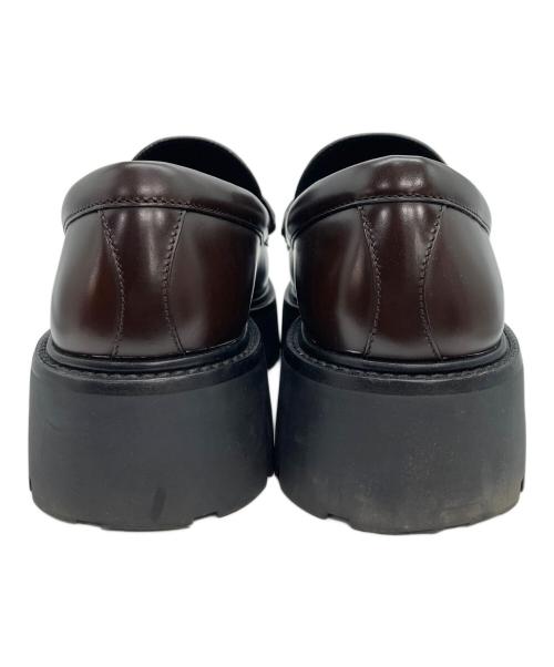 CELINE（セリーヌ）CELINE (セリーヌ) バルキー ペニー チャンキー ローファー ブラウン サイズ:SIZE 44の古着・服飾アイテム