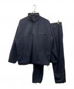 OVYオヴィー）の古着「Micro Fleece Nylon Combination SetUP マイクロフリース ナイロンコンビネーションセットアップ」｜ブラック