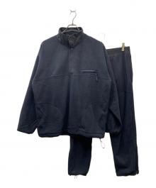 OVY（オヴィー）の古着「Micro Fleece Nylon Combination SetUP マイクロフリース ナイロンコンビネーションセットアップ」｜ブラック