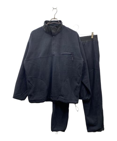 OVY（オヴィー）OVY (オヴィー) Micro Fleece Nylon Combination SetUP マイクロフリース ナイロンコンビネーションセットアップ ブラック サイズ:XLの古着・服飾アイテム