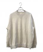 OVYオヴィー）の古着「Gusset French Terry P/O Sweat 前Vガゼットスウェット」｜アイボリー