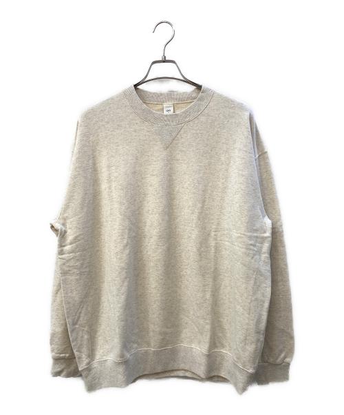 OVY（オヴィー）OVY (オヴィー) Gusset French Terry P/O Sweat 前Vガゼットスウェット アイボリー サイズ:XLの古着・服飾アイテム
