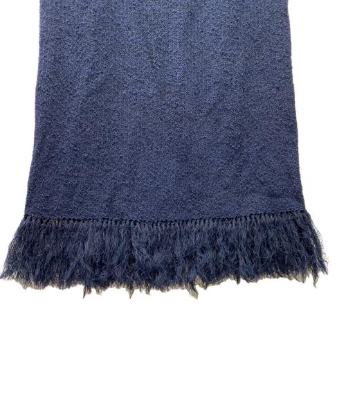 MUSE de Deuxieme Classe（ミューズ ドゥーズィエム クラス）MUSE de Deuxieme Classe (ミューズ ドゥーズィエム クラス) MIXTWEED KNIT ミックスツイードニットスカート ネイビー サイズ:38の古着・服飾アイテム
