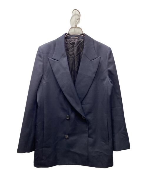 MUSE de Deuxieme Classe（ミューズ ドゥーズィエム クラス）MUSE de Deuxieme Classe (ミューズ ドゥーズィエム クラス) Gorgeous Jacket ダブルジャケット ネイビー サイズ:freeの古着・服飾アイテム