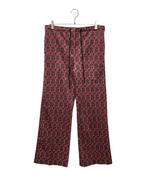 CELINE（セリーヌ）CELINE (セリーヌ) ドローコード スラックス レッド×ブラック サイズ:36の古着・服飾アイテム